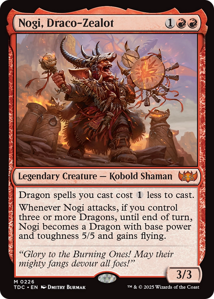 Nogi, Draco-Zealot [Tarkir: Dragonstorm Commander]-1