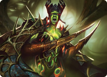 Maze's Mantle Art Card [Phyrexia: All Will Be One Art Series]-1
