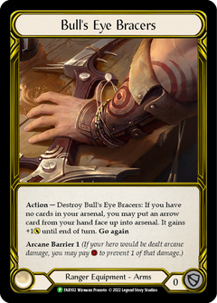 Bull's Eye Bracers (Golden) [FAB102] (Promo)  Cold Foil-1