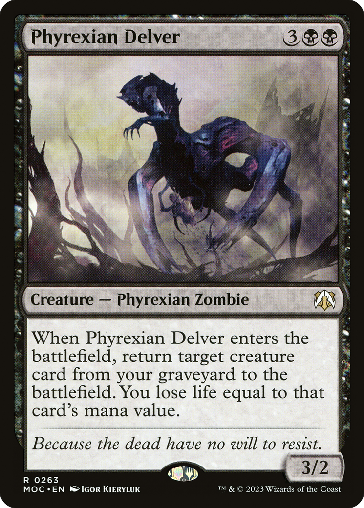 Phyrexian Delver [March of the Machine Commander]-1