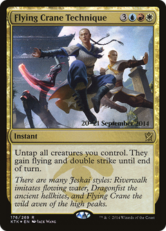 Flying Crane Technique [Khans of Tarkir Prerelease Promos]-1