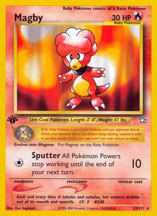 Magby (23/111) [Neo Genesis Unlimited]-1