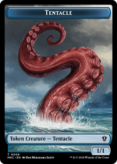 Tentacle (TMKC-009) - Murders at Karlov Manor Commander Tokens-1