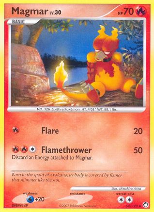 Magmar (54/123) [Diamond & Pearl: Mysterious Treasures]-1