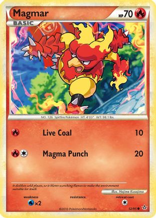 Magmar (52/95) [HeartGold & SoulSilver: Unleashed]-1