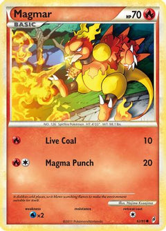Magmar (62/95) [HeartGold & SoulSilver: Call of Legends]-1