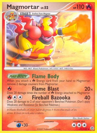Magmortar (31/132) [Diamond & Pearl: Secret Wonders]-1
