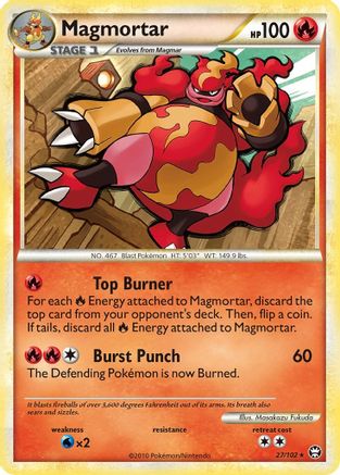 Magmortar (27/102) [HeartGold & SoulSilver: Triumphant]-1