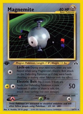 Magnemite (26/75) [Neo Discovery Unlimited]-1