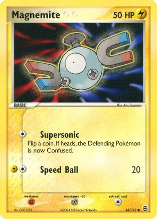 Magnemite (68/112) [EX: FireRed & LeafGreen]-1