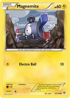 Magnemite (43/135) [Black & White: Plasma Storm]-1