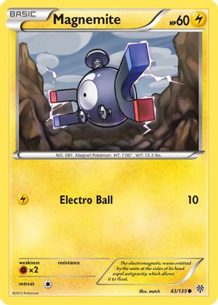 Magnemite (43/135) [Black & White: Plasma Storm]-1