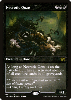 Necrotic Ooze (Foil Etched) [Double Masters 2022]-1