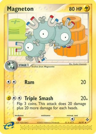 Magneton (35/97) [EX: Dragon]-1