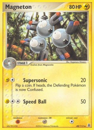 Magneton (48/113) (Stamped) [EX: Delta Species]-1