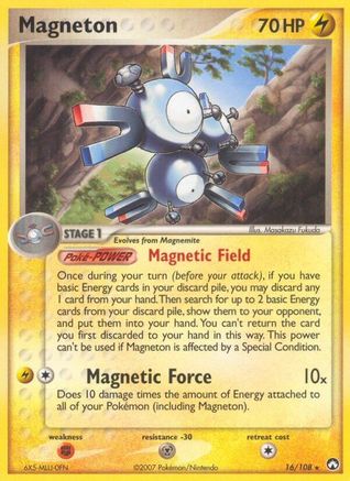 Magneton (16/108) (Stamped) [EX: Power Keepers]-1