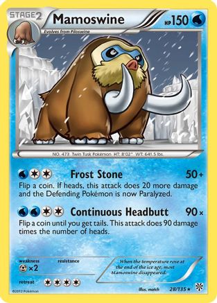 Mamoswine (28/135) [Black & White: Plasma Storm]-1