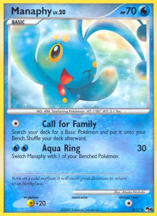 Manaphy (3/17) [POP Series 6]-1