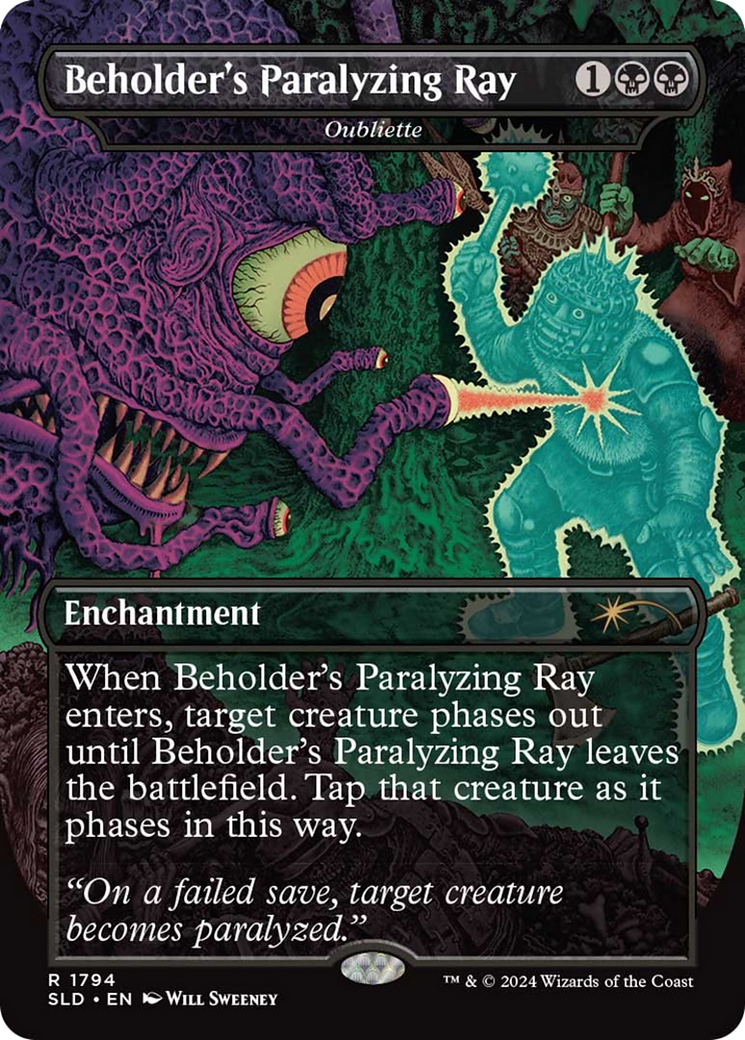 Beholder's Paralyzing Ray - Oubliette [Secret Lair Drop Series]-1