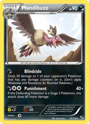 Mandibuzz (73/114) [Black & White: Base Set]-1