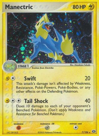 Manectric (7/106) (Stamped) [EX: Emerald]-1
