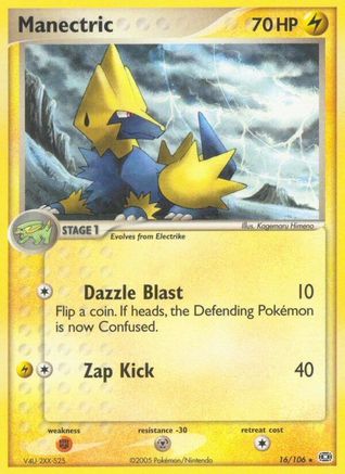 Manectric (16/106) (Stamped) [EX: Emerald]-1