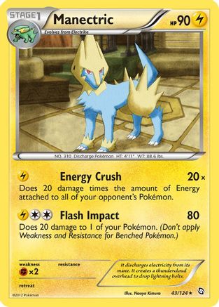 Manectric (43/124) [Black & White: Dragons Exalted]-1
