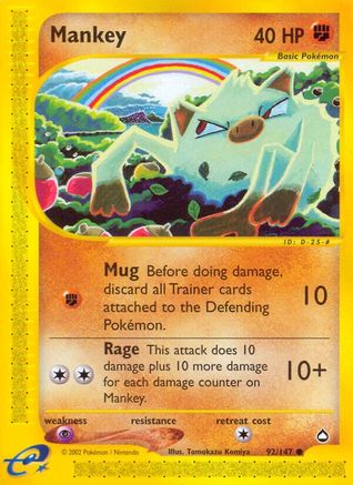 Mankey (92/147) [Aquapolis]-1