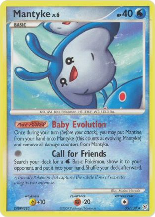 Mantyke (55/130) [Diamond & Pearl: Base Set]-1