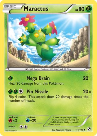 Maractus (11/114) [Black & White: Base Set]-1