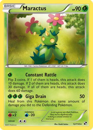 Maractus (12/114) [Black & White: Base Set]-1