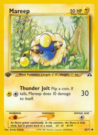 Mareep (58/75) [Neo Discovery 1st Edition]-1