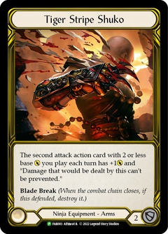 Tiger Stripe Shuko (Golden) [FAB083] (Promo)  Cold Foil-1