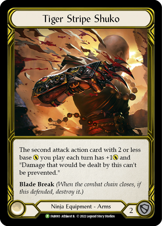 Tiger Stripe Shuko (Golden) [FAB083] (Promo)  Cold Foil-1