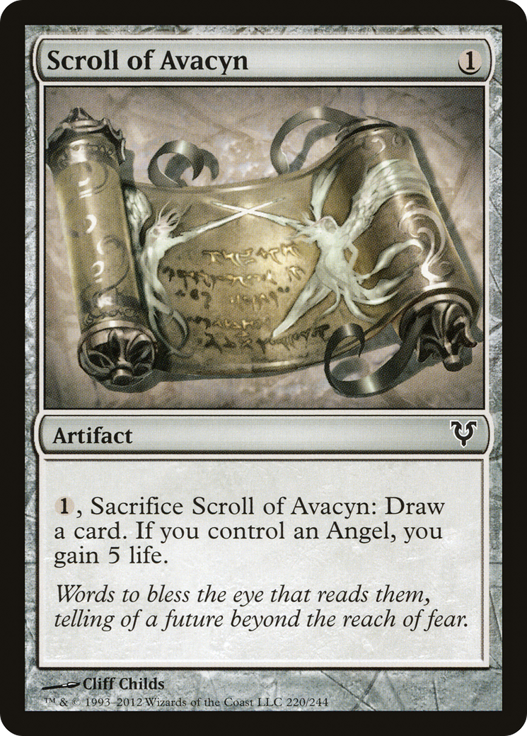 Scroll of Avacyn [Avacyn Restored]-1