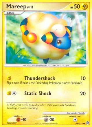 Mareep (94/132) [Diamond & Pearl: Secret Wonders]-1