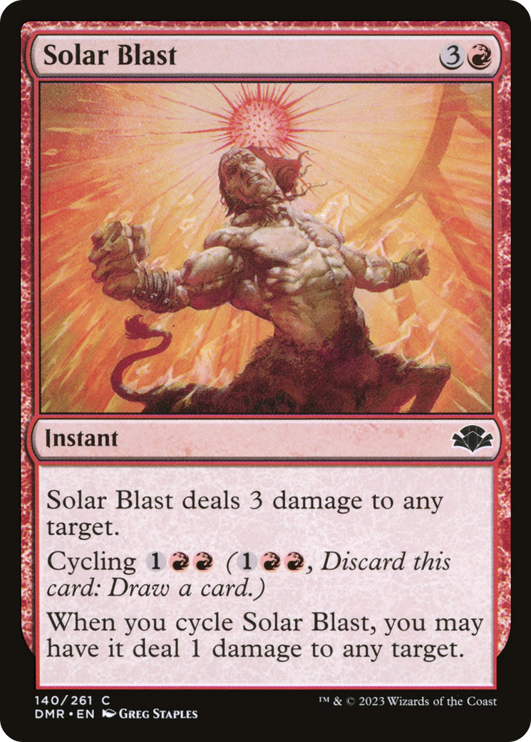 Solar Blast [Dominaria Remastered]-1