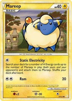Mareep (73/123) [HeartGold & SoulSilver: Base Set]-1