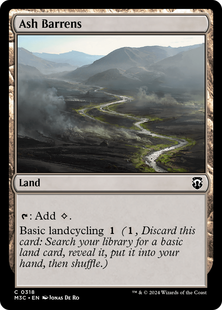 Ash Barrens [Modern Horizons 3 Commander]-1