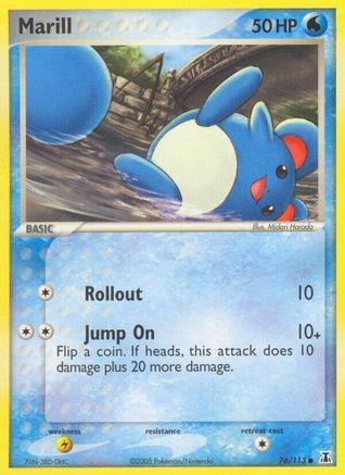 Marill (76/113) (Stamped) [EX: Delta Species]-1