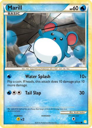 Marill (74/123) [HeartGold & SoulSilver: Base Set]-1