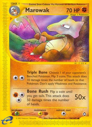 Marowak (54/147) [Aquapolis]-1