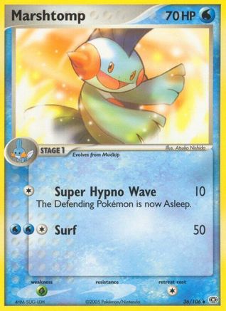 Marshtomp (36/106) (Stamped) [EX: Emerald]-1