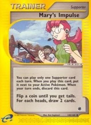 Mary's Impulse (142/165) [Expedition: Base Set]-1