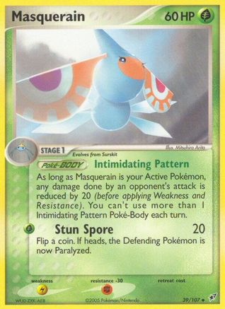 Masquerain (39/107) (Stamped) [EX: Deoxys]-1