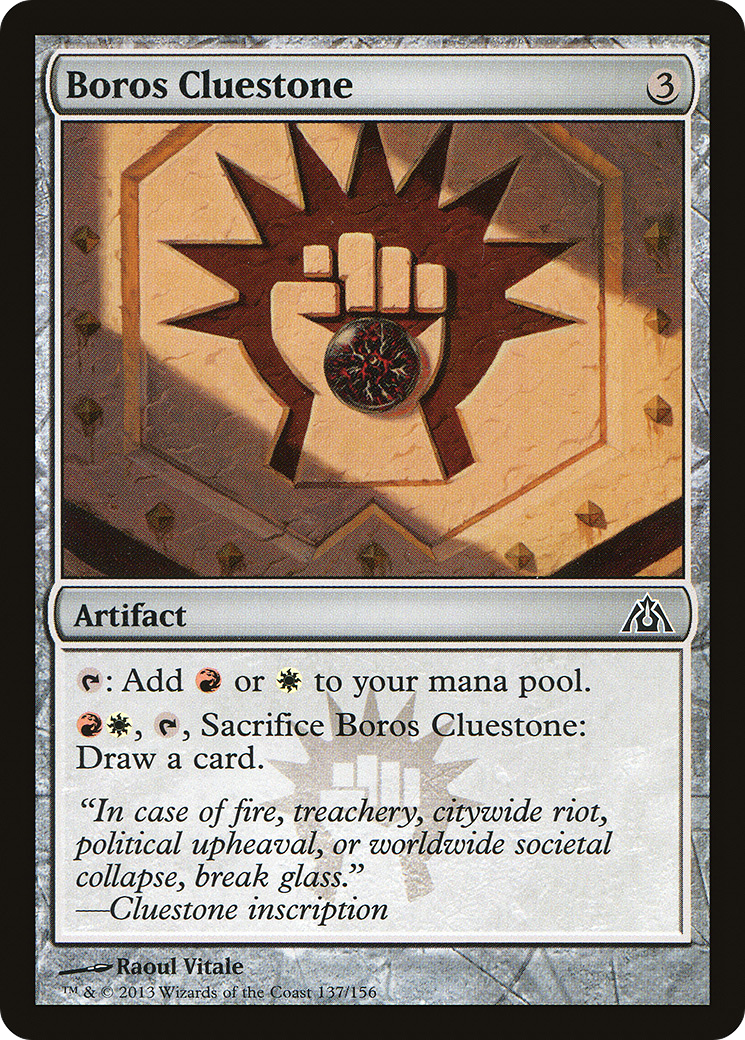 Boros Cluestone [Dragon's Maze]-1
