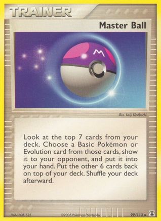 Master Ball (99/113) [EX: Delta Species]-1