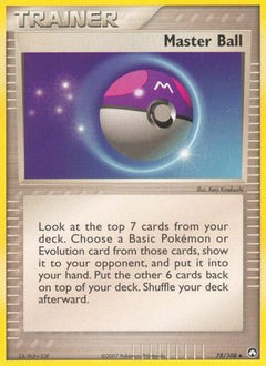 Master Ball (78/108) (Stamped) [EX: Power Keepers]-1