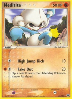 Meditite  - Holofoil Emerald - Common-1