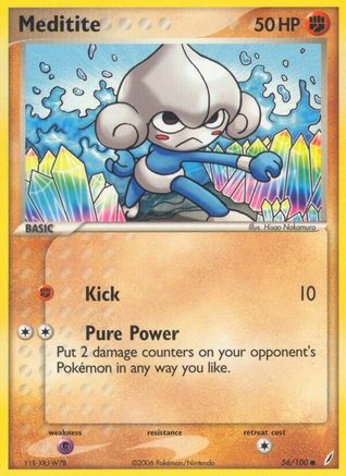 Meditite (56/100) [EX: Crystal Guardians]-1
